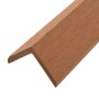 Molduras angulares 5 uds WPC marrón claro 170 cm en Materiales de construcción | Comprar online en Foru.es