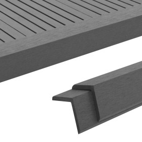 Molduras angulares 5 uds WPC gris 170 cm en Materiales de construcción | Comprar online en Foru.es