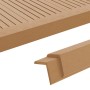 Molduras angulares 5 uds WPC color teca 170 cm en Materiales de construcción | Comprar online en Foru.es