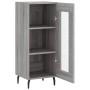 Aparador madera de ingeniería gris Sonoma 34,5x34x90 cm de vidaXL, Aparadores - Ref: Foro24-828818, Precio: 62,62 €, Descuent...