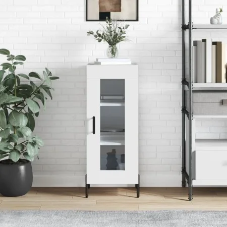 Engineered wood white sideboard 34.5x34x90 cm by vidaXL, Sideboards - Ref: Foro24-828804, Price: 47,64 €, Discount: %