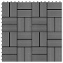 Baldosas de porche de WPC 30x30 cm 1 m² gris 11 unidades en Materiales de construcción | Comprar online en Foru.es