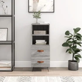 Aparador madera de ingeniería gris Sonoma 34,5x34x90 cm de vidaXL, Aparadores - Ref: Foro24-828642, Precio: 53,45 €, Descuent...