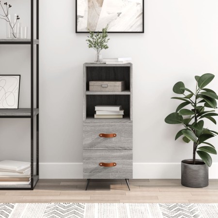 Aparador madera de ingeniería gris Sonoma 34,5x34x90 cm de vidaXL, Aparadores - Ref: Foro24-828642, Precio: 54,12 €, Descuent...