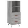 Aparador madera de ingeniería gris Sonoma 34,5x34x90 cm de vidaXL, Aparadores - Ref: Foro24-828642, Precio: 54,12 €, Descuent...