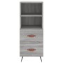 Aparador madera de ingeniería gris Sonoma 34,5x34x90 cm de vidaXL, Aparadores - Ref: Foro24-828642, Precio: 54,12 €, Descuent...