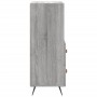 Aparador madera de ingeniería gris Sonoma 34,5x34x90 cm de vidaXL, Aparadores - Ref: Foro24-828642, Precio: 54,12 €, Descuent...