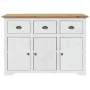 Aparador BODO madera maciza pino blanco y marrón 115,5x44x80 cm de vidaXL, Aparadores - Ref: Foro24-355066, Precio: 253,12 €,...