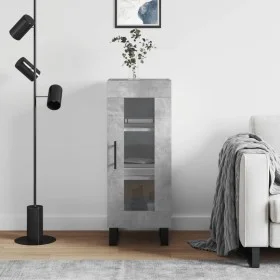 Aparador de madera contrachapada gris hormigón 34,5x34x90 cm de vidaXL, Aparadores - Ref: Foro24-828824, Precio: 62,71 €, Des...