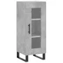 Aparador de madera contrachapada gris hormigón 34,5x34x90 cm de vidaXL, Aparadores - Ref: Foro24-828824, Precio: 62,71 €, Des...