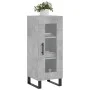 Aparador de madera contrachapada gris hormigón 34,5x34x90 cm de vidaXL, Aparadores - Ref: Foro24-828824, Precio: 62,71 €, Des...