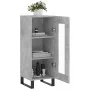 Aparador de madera contrachapada gris hormigón 34,5x34x90 cm de vidaXL, Aparadores - Ref: Foro24-828824, Precio: 62,71 €, Des...