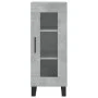 Aparador de madera contrachapada gris hormigón 34,5x34x90 cm de vidaXL, Aparadores - Ref: Foro24-828824, Precio: 62,71 €, Des...