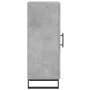 Aparador de madera contrachapada gris hormigón 34,5x34x90 cm de vidaXL, Aparadores - Ref: Foro24-828824, Precio: 62,71 €, Des...
