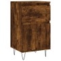 Aparadores 2 uds madera de ingeniería roble ahumado 40x35x70 cm de vidaXL, Aparadores - Ref: Foro24-831159, Precio: 62,76 €, ...