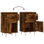 Aparadores 2 uds madera de ingeniería roble ahumado 40x35x70 cm de vidaXL, Aparadores - Ref: Foro24-831159, Precio: 62,76 €, ...