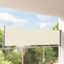 Toldo lateral retráctil para patio 100x300 cm crema en Sombrillas | Comprar online en Foru.es