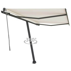 Toldo de pie automático crema 300x250 cm en Toldos | Comprar online en Foru.es