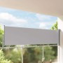 Toldo lateral retráctil para patio 100x300 cm gris en Sombrillas | Comprar online en Foru.es