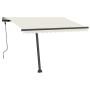 Toldo de pie automático crema 300x250 cm en Toldos | Comprar online en Foru.es
