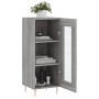 Aparador madera de ingeniería gris Sonoma 34,5x34x90 cm de vidaXL, Aparadores - Ref: Foro24-828786, Precio: 58,41 €, Descuent...