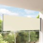 Toldo lateral retráctil para patio 120x300 cm crema en Sombrillas | Comprar online en Foru.es