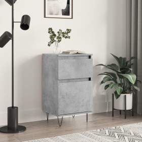 Aparador madera de ingeniería gris hormigón 40x35x70 cm de vidaXL, Aparadores - Ref: Foro24-831156, Precio: 49,20 €, Descuent...