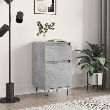 Aparador madera de ingeniería gris hormigón 40x35x70 cm de vidaXL, Aparadores - Ref: Foro24-831156, Precio: 49,20 €, Descuent...