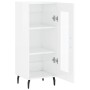 Aparador de madera contrachapada blanco brillante 34,5x34x90 cm de vidaXL, Aparadores - Ref: Foro24-828814, Precio: 67,03 €, ...
