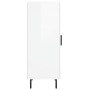 Aparador de madera contrachapada blanco brillante 34,5x34x90 cm de vidaXL, Aparadores - Ref: Foro24-828814, Precio: 67,03 €, ...