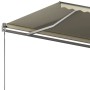 Toldo de pie automático crema 300x250 cm en Toldos | Comprar online en Foru.es