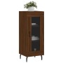 Aparador madera de ingeniería marrón roble 34,5x34x90 cm de vidaXL, Aparadores - Ref: Foro24-828819, Precio: 62,98 €, Descuen...