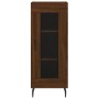 Aparador madera de ingeniería marrón roble 34,5x34x90 cm de vidaXL, Aparadores - Ref: Foro24-828819, Precio: 62,98 €, Descuen...