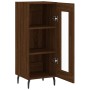 Aparador madera de ingeniería marrón roble 34,5x34x90 cm de vidaXL, Aparadores - Ref: Foro24-828819, Precio: 62,98 €, Descuen...