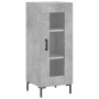Aparador de madera contrachapada gris hormigón 34,5x34x90 cm de vidaXL, Aparadores - Ref: Foro24-828800, Precio: 60,49 €, Des...