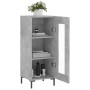 Aparador de madera contrachapada gris hormigón 34,5x34x90 cm de vidaXL, Aparadores - Ref: Foro24-828800, Precio: 60,49 €, Des...