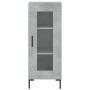 Aparador de madera contrachapada gris hormigón 34,5x34x90 cm de vidaXL, Aparadores - Ref: Foro24-828800, Precio: 60,49 €, Des...