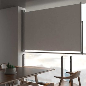 Toldo lateral retráctil para patio 160x300 cm gris en Sombrillas | Comprar online en Foru.es