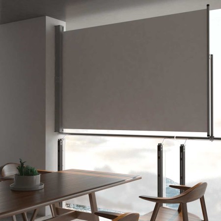 Toldo lateral retráctil para patio 160x300 cm gris en Sombrillas | Comprar online en Foru.es