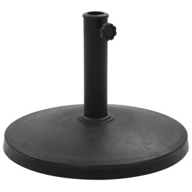 Base de sombrilla redonda de poliresina negra 10 kg en Bases para sombrillas | Comprar online en Foru.es