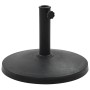 Base de sombrilla redonda de poliresina negra 10 kg en Bases para sombrillas | Comprar online en Foru.es