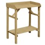 Mesa de jardinera madera de pino impregnada 75x40x90 cm en Soportes para macetas | Comprar online en Foru.es