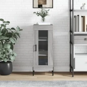 Sonoma Sideboard aus grauem Holzwerkstoff 34,5x34x90 cm von vidaXL, Sideboards - Ref: Foro24-828810, Preis: 64,43 €, Rabatt: %