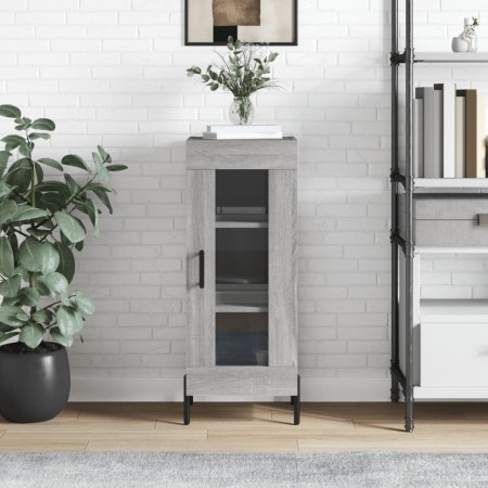 Aparador madera de ingeniería gris Sonoma 34,5x34x90 cm de vidaXL, Aparadores - Ref: Foro24-828810, Precio: 65,22 €, Descuent...