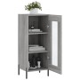 Aparador madera de ingeniería gris Sonoma 34,5x34x90 cm de vidaXL, Aparadores - Ref: Foro24-828810, Precio: 65,22 €, Descuent...