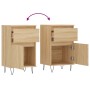 Aparadores 2 uds madera de ingeniería roble Sonoma 40x35x70 cm de vidaXL, Aparadores - Ref: Foro24-831155, Precio: 63,98 €, D...