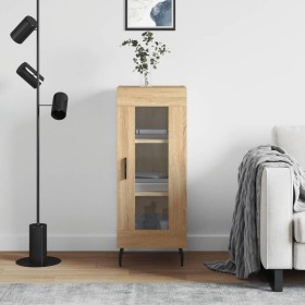 Aparador madera contrachapada color roble Sonoma 34,5x34x90 cm de vidaXL, Aparadores - Ref: Foro24-828815, Precio: 61,12 €, D...