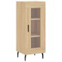 Aparador madera contrachapada color roble Sonoma 34,5x34x90 cm de vidaXL, Aparadores - Ref: Foro24-828815, Precio: 61,12 €, D...
