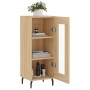 Aparador madera contrachapada color roble Sonoma 34,5x34x90 cm de vidaXL, Aparadores - Ref: Foro24-828815, Precio: 61,12 €, D...