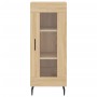 Aparador madera contrachapada color roble Sonoma 34,5x34x90 cm de vidaXL, Aparadores - Ref: Foro24-828815, Precio: 61,12 €, D...